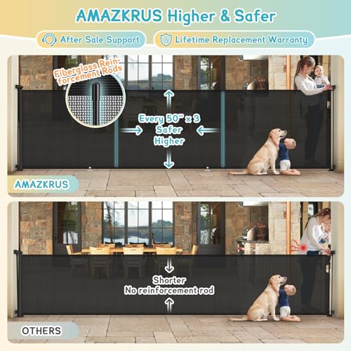 205-Retractable-Baby-Gates-Extra-Wide42-Extra-Tall-Retractable-Dog-Gate-for-DoorwaysSafety-Upgrade-Reinforcement-Rods-Extra-Long-Retractable-Baby-Gate-for-Stairs-IndoorOutdoor-Retractable-Gate