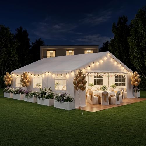 Polar Aurora 20'×20' Party Tent, Heavy Duty Waterproof...
