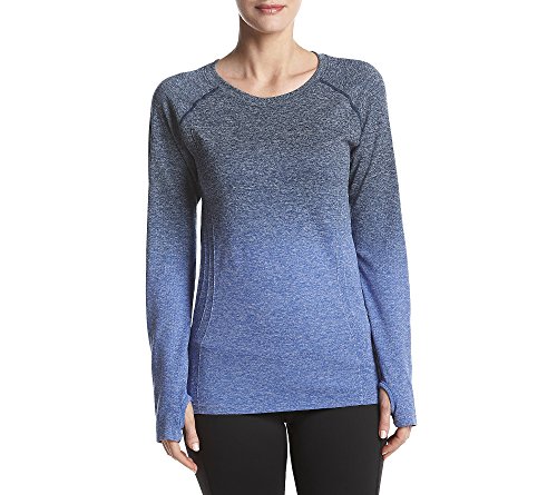 Maidenform Baselayer Thermal Crew Top Navy XL