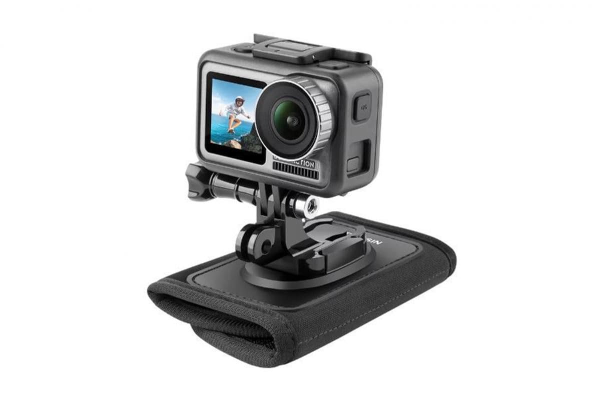 TELESIN uchwyt na plecak z uchwytem haka J do kamer sportowych GP-BPM-003 kompatybilny z XIAOYI OSMO Action SJCAM