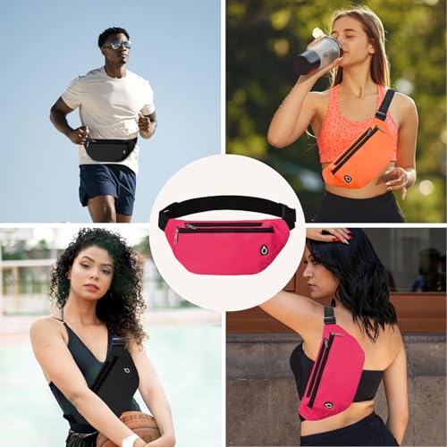 Image of Fanny Pack for Women Men,Crossbody Fanny Pack Water Resistant Sports Waist Bag Pack, Belt Bag for Travel Hiking Running