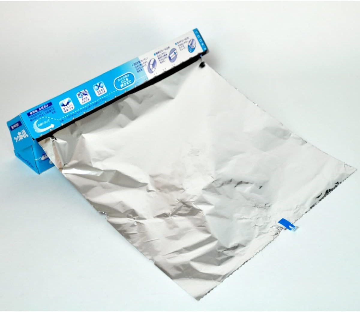 MH Packaging, Aluminum Foil, Set of 2, Commercial Use, Silver, Width 11.8 inches (30 cm) x Length 328.8 ft (100 m), No Sorting Required, Made in Japan, Box Shape for Easy Cutting