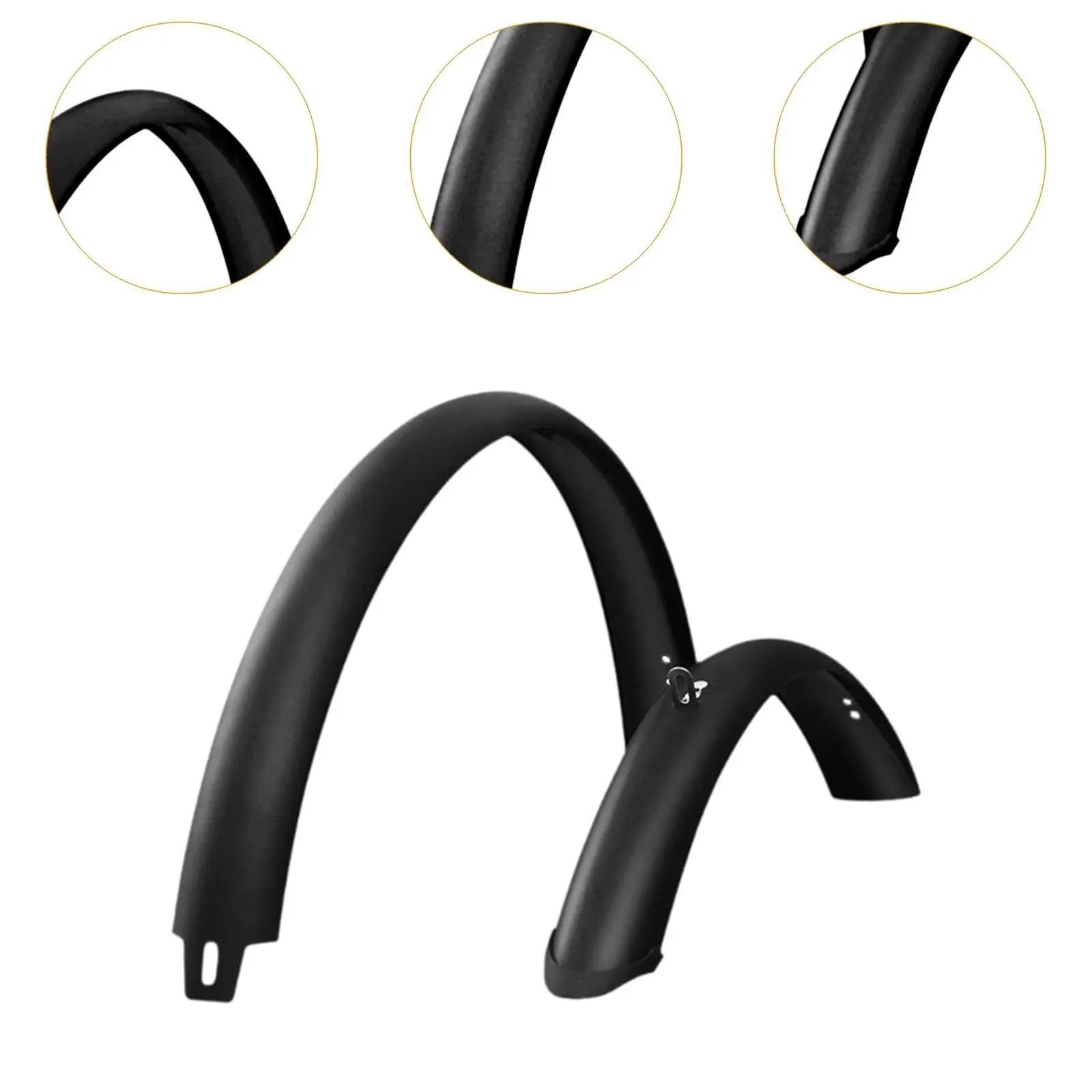 Guardabarros para Bicicletas Guardabarros de montaña para Bicicleta, Conjunto de Guardabarros Delantero y Trasero, Guardabarros para Bicicleta salpicaderos Delantero Trasero