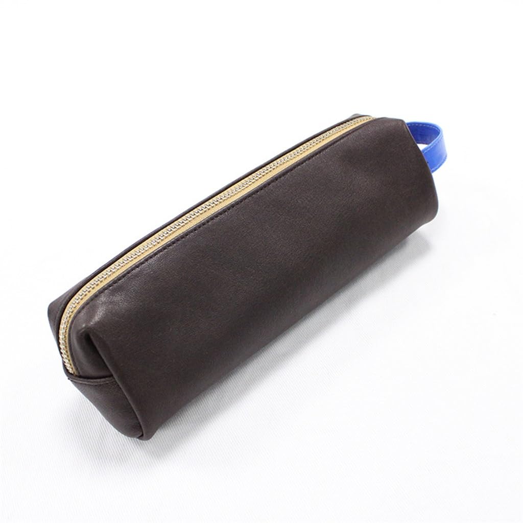 Astuccio multifunzionale in pelle PU: design elegante, grande capacità per studenti, perfetto per penne e matite