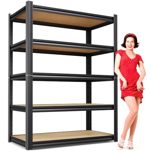 JOJUOU 71' H-35 W Garage Shelving-5 Tier...