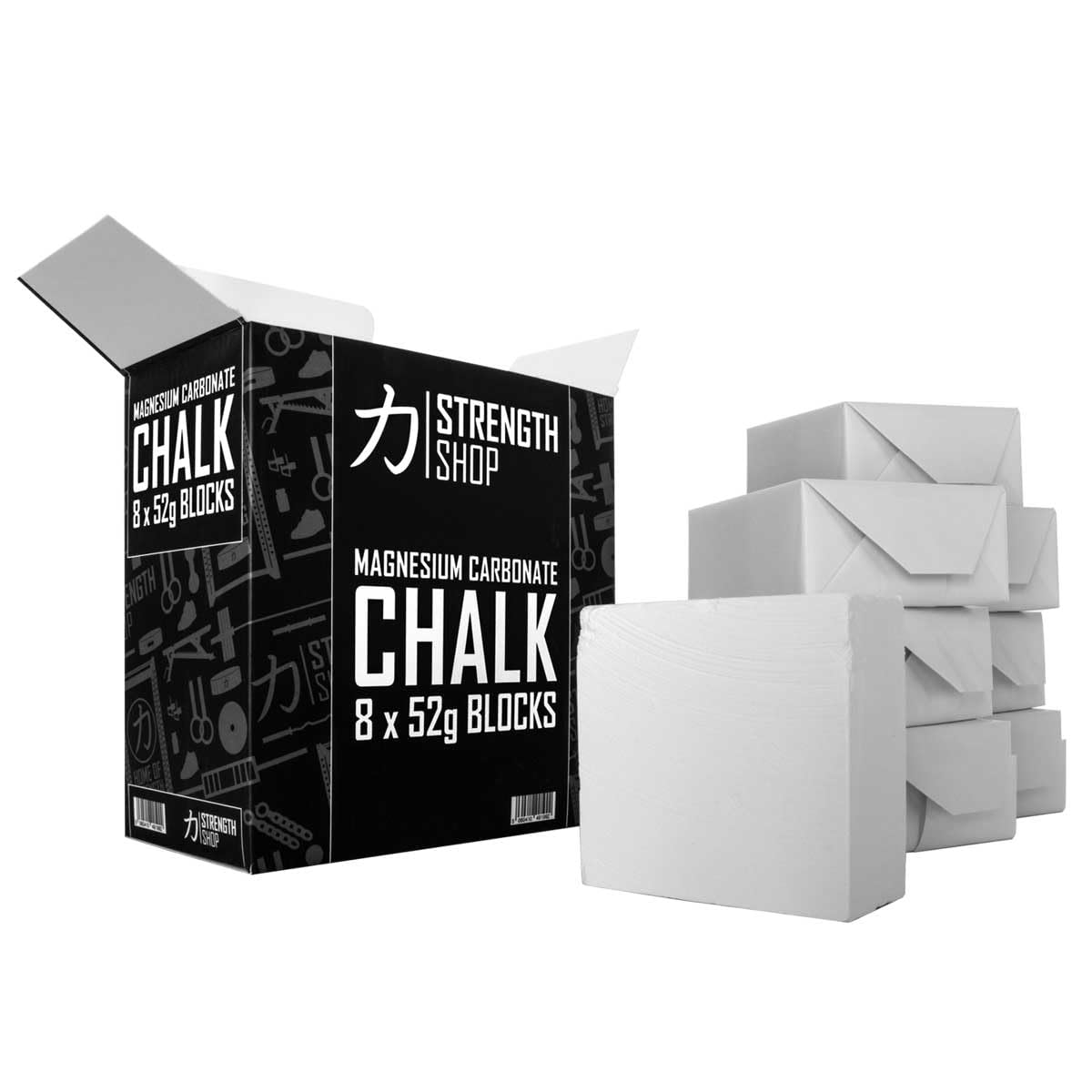 Strength Shop Magnesium Carbonate Chalk - case of 8 blocks