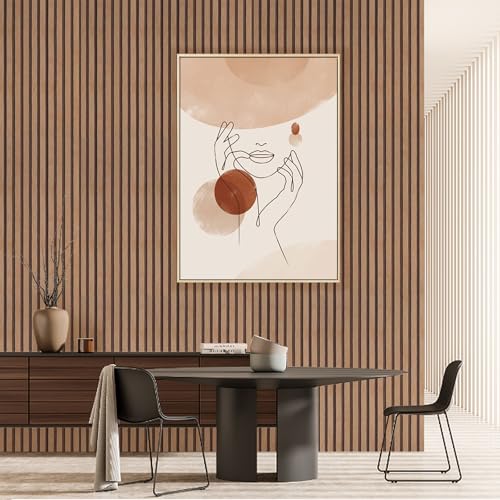 Sparklenut Tapete Holzoptik, Selbstklebende Tapete, Holzpaneele Tapeten, Wand Tapeten, Wandtapete Holzverkleidung Wand Effekt, Wandpaneele Holzoptik, Dekor Wallpaper (Eichenholz-Gitter, 45cmxX5m)