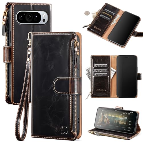 Pochette Google Pixel 10 5G pour ne plus perdre vos cartes grâce au rangement zippé