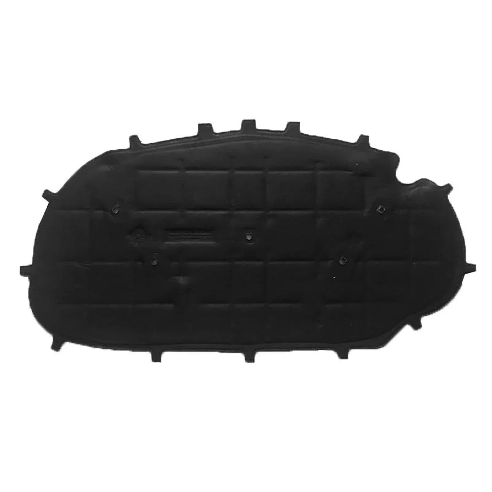 Yytemd Black Car Aluminum Foil Sound Insulation Pad Engine Soundproof Cotton With Buckle For Vw For Golf 6 For Golf 6 For Gti Heat Shield Mat(Black)