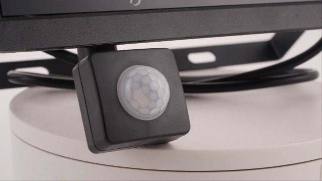 Projecteur LED Détecteur De Mouvement 20W 2000LM - Blanc Chaud 3000K - IP66 Extérieur - Sécurité Garage Et Jardin