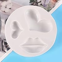 Vista 9 de Moldes de silicona para labios DIY corazón resina epoxi molde de boca de silicona artesanal molde personalizado