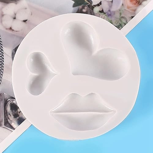 Miniatura 9 de Moldes de silicona para labios DIY corazón resina epoxi molde de boca de silicona artesanal molde personalizado
