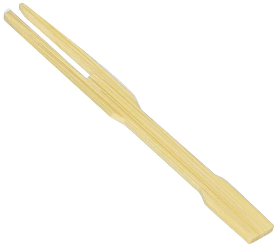 UPlama 600Pcs Bamboo Forks,Wooden Appetizer Forks for Appetizer, Cocktail, Fruit, Pastry, Dessert,3.4inch