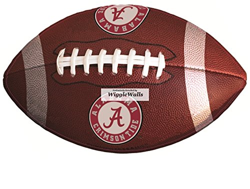 10 Inch Football University of Alabama Crimson Tide ACT Logo Removable Wall Decal Sticker Art NCAA Home Room Decor 10 by 6 Inches