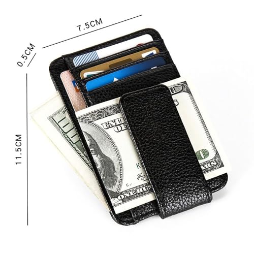 Fashion Women Men Wallet Money Clip Magnet Clip Ultrathin Pocket Clamp Credit Card Case2