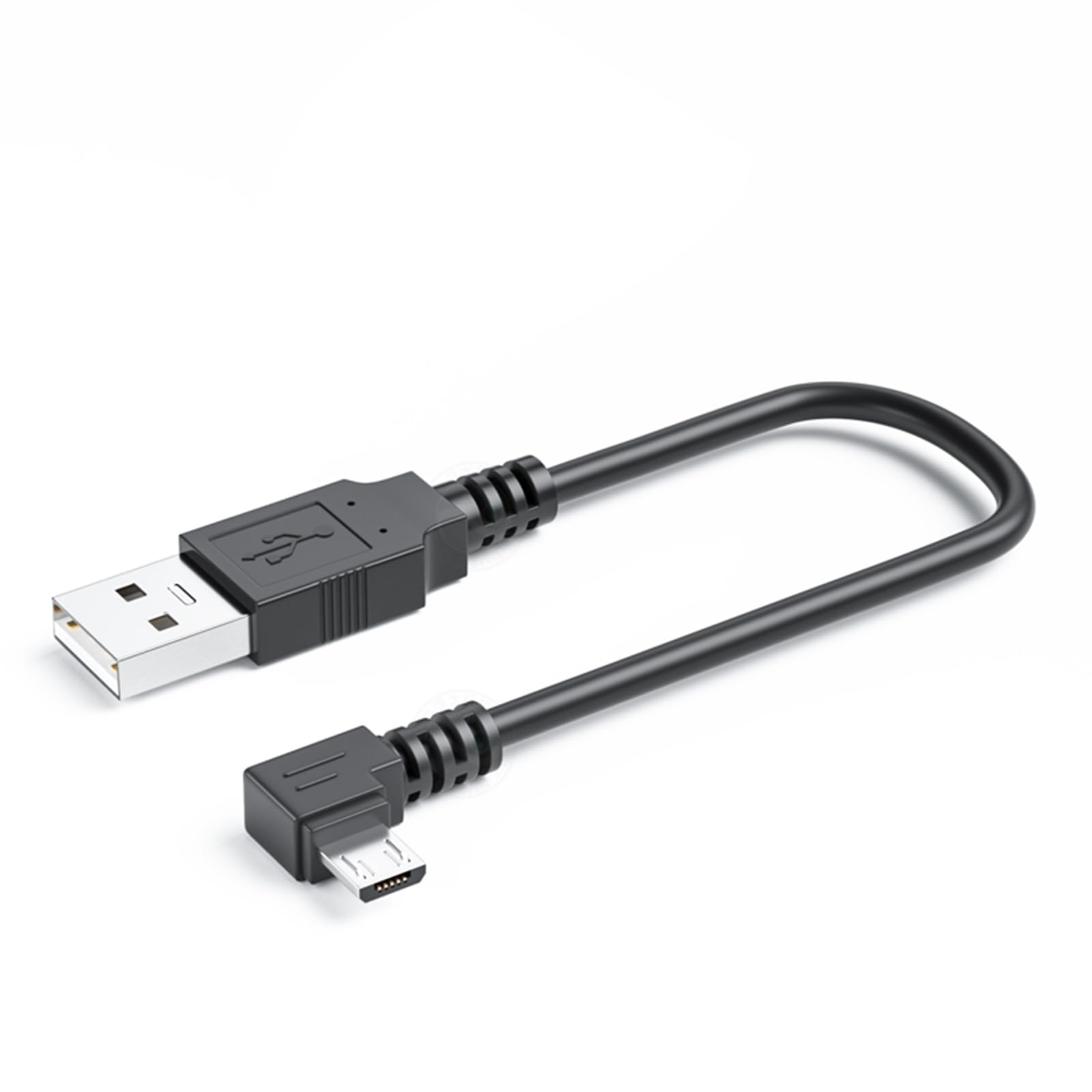 Fentency Right Angles Tiny USB to USB Charging Cable Speed Data Transfer Cable USB Chargers Cable for Smartphones Tablets
