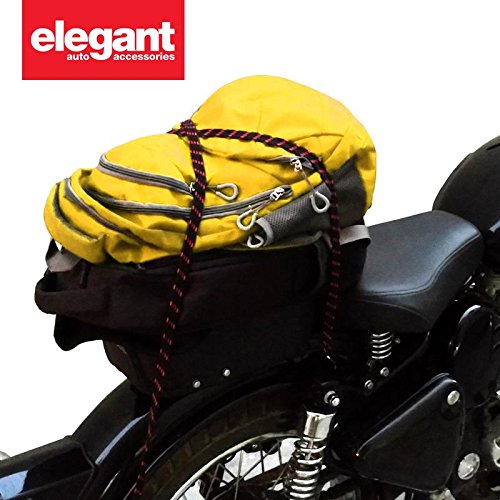 Elegant High Strength Elastic Bungee Flat Narrow Cord Cargo Rope Black