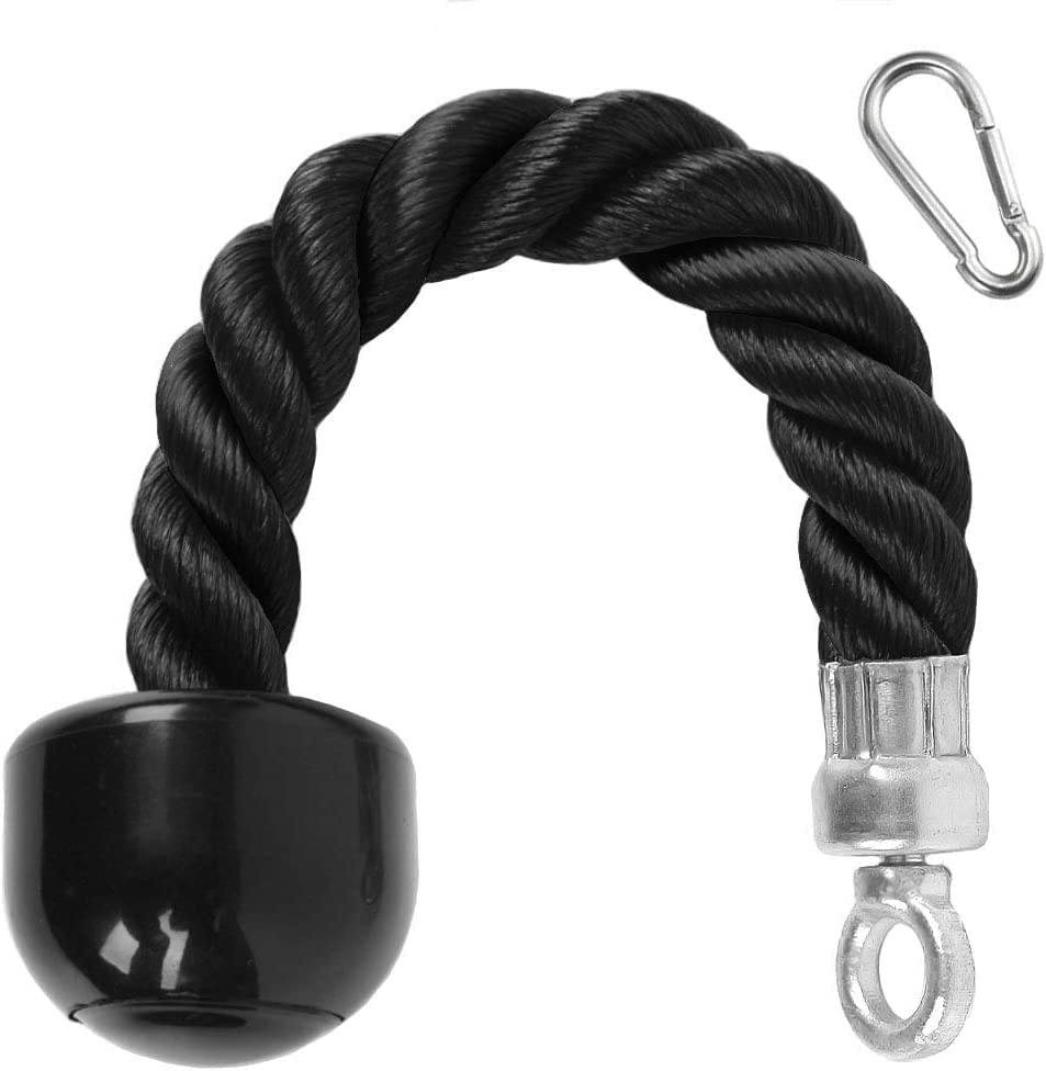 Tricipiti Cord Corda per Tricipiti Push Pull Down Cord Attaccatura Cavo Nylon Intrecciato Cavo Tricep Corda per Fitness in Multipalestra Allenamento Bicipiti Tricipiti Palestra o Casa
