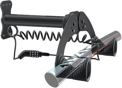 ROADGIVE Soporte de pared para bicicleta, colgador horizontal de pared para bicicleta en almacenamiento interior o garaje, soporte de bicicleta