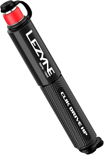 Miniatura 8 de LEZYNE CLIK Drive - Bomba manual compacta y ligera de aluminio mecanizado CNC para bicicletas de carretera, MTB y grava | Manguera flexible, montaje