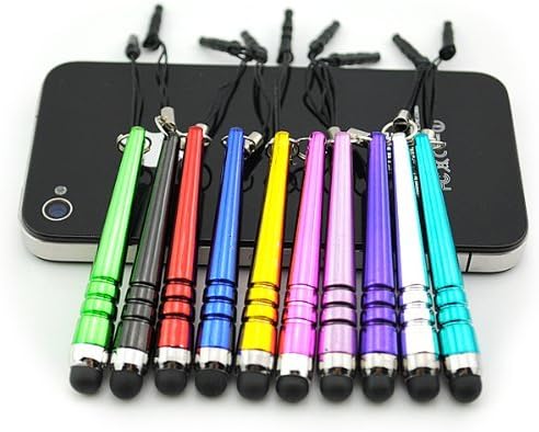 Stylus Pen, IC ICLOVER 10PCS Long Stylus Pen/Touch Screen Pen/Portable Pen for iPhone 4S 5S 5C 6 6Plus 6s Plus/iPad/iPod/Samsung S4 S5 S6 Edge Plus Note 2 3 4 5 (sharp3)