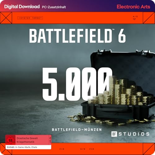 5.000 BF-Münzen | Battlefield 6 & REDSEC PCWin | Download Code EA App | Deutsch