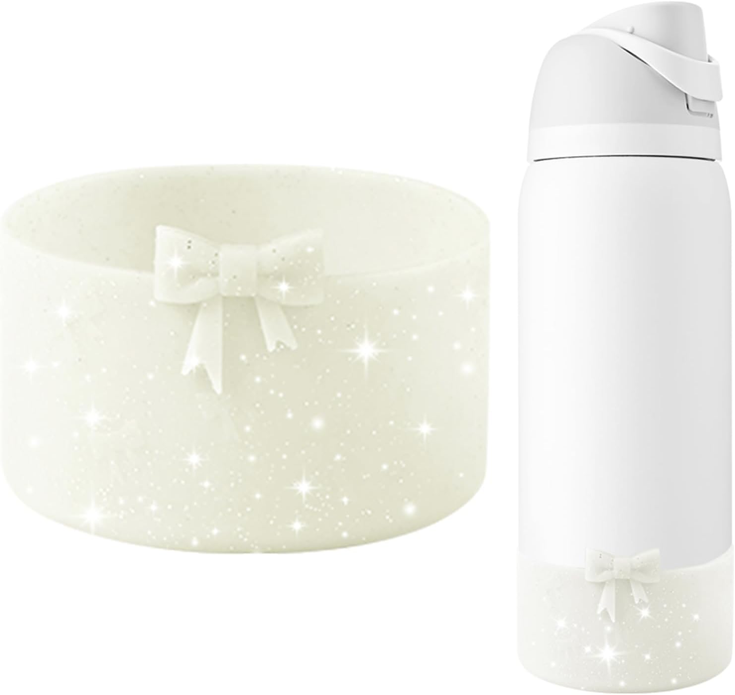 Silicone Bow Water Bottles Accessories