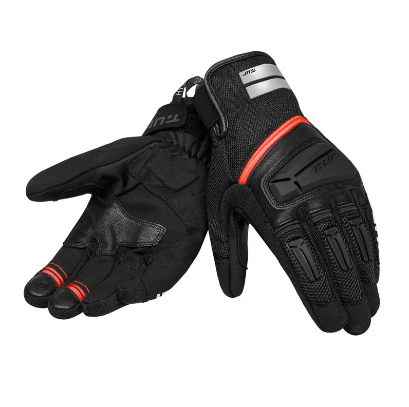 Gants T.UR G-Five HYDROSCUD Black Red L moto pluie