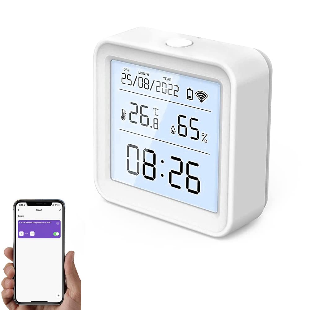 6x Tuya Smart Thermometer Hygrometer - Zigbee Temperatur & Feuchtigkeitssensor Mit App