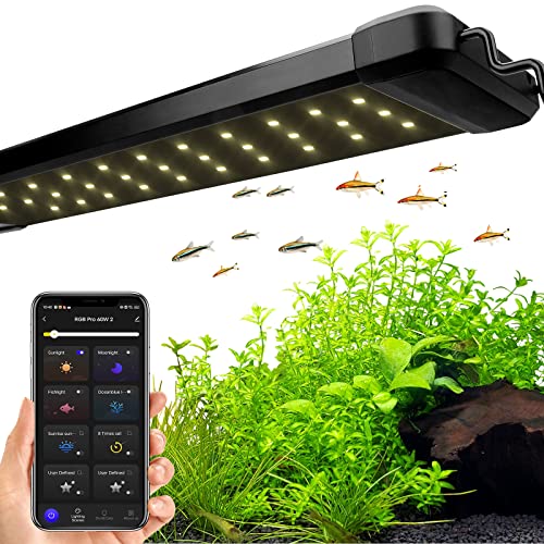 hygger 18W Bluetooth Aquarium Light with App Control