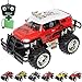 MABAMAHO Monstertruck 1:16 mit Elektromotor Fernbedienung LEDs und Akku für Kinder, 4.8V Akku und Ladegerät. Kinder Spielzeug Auto für Jungs und Mädchen, die perfekte Geschenkidee