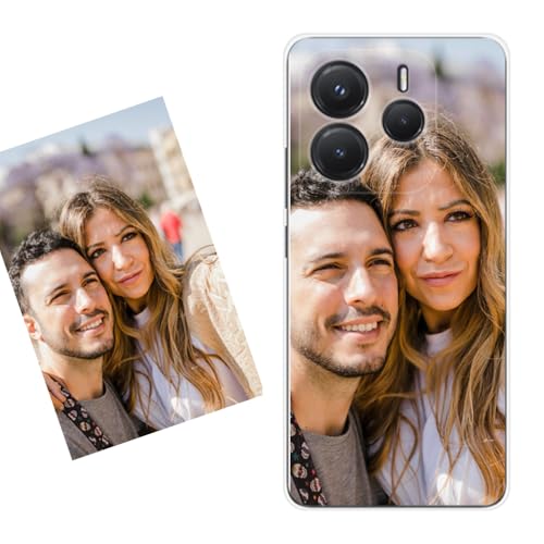 Kartoon Kase Funda Xiaomi Redmi Note 14 Personalizada con Foto | Funda Personalizada Redmi Note 14 4G | Carcasa con Dibujo Texto Flexible para (Redmi Note 14)