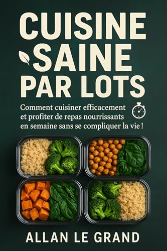CUISINE SAINE PAR LOTS: Comment cuisiner efficacement et profiter de