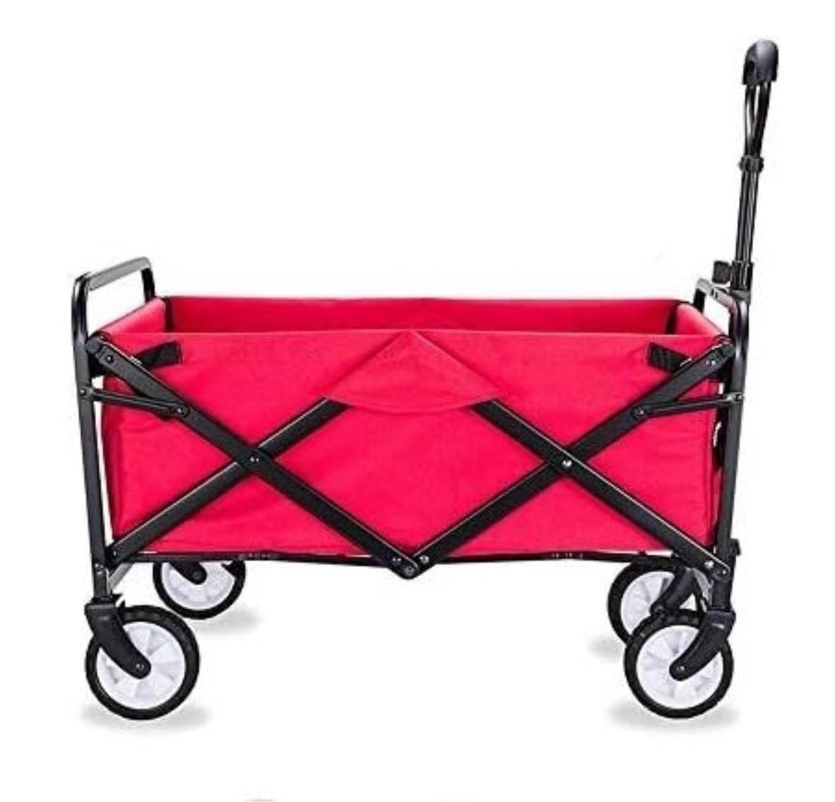 Garden Foldable Cart Folding Wagon Utility Outdoor Garden Trailer Transport Trolley For Camping Shopping Buggy