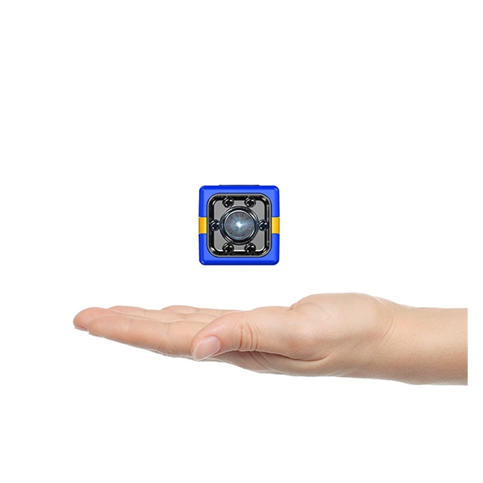 Bodycam, FX01 HD. Mini macchina fotografica IP. PICCOLO CAM CAM 1080P Sensor Night Vision Camcorder Micro Videocamera DVR DV. Videocamere registratore(Add 16GB TF Card,Blauw)