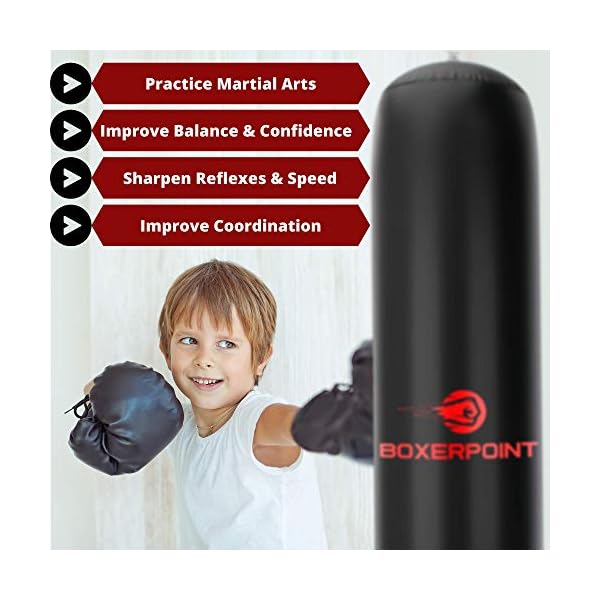 Inflatable-Punching-Bag-for-Kids-63-High-Boxing-Blow-Up-Training-Bag-with-Stand-Strong-Kid-Bop-Bag-for-Kickboxing-Practice-Bounce-Back-Freestanding-Punch-Bag-Gift-Set Boxerpoint Inflatable Punching Bag for Kids 3-8 Years Old, 63-inch Freestanding- Girl, Boy Birthday Gifts, Kid Standing Bag for Training Karate, Taekwondo, MMA, Martial Arts- Kicking Bag Toy Ages: 3-8