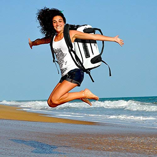 The Friendly Swede Waterproof Duffel Bag Backpack, Roll Top Dry Bag for Gym, Travel and Sports - 35L VAXHOLM