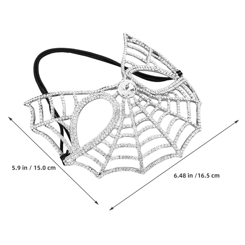 Beaupretty Elegant Venetian Style Rhinestone Masks Set Masquerade Face Mask for Women's Prom Party Dress up - Image 3