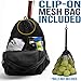 Athletico Premier Tennis Backpack - Tennis Bag Holds 2 Rackets in Padded Compartment | Separate Ventilated Shoe Compartment | Tennis Bags for Men or Women (Black)