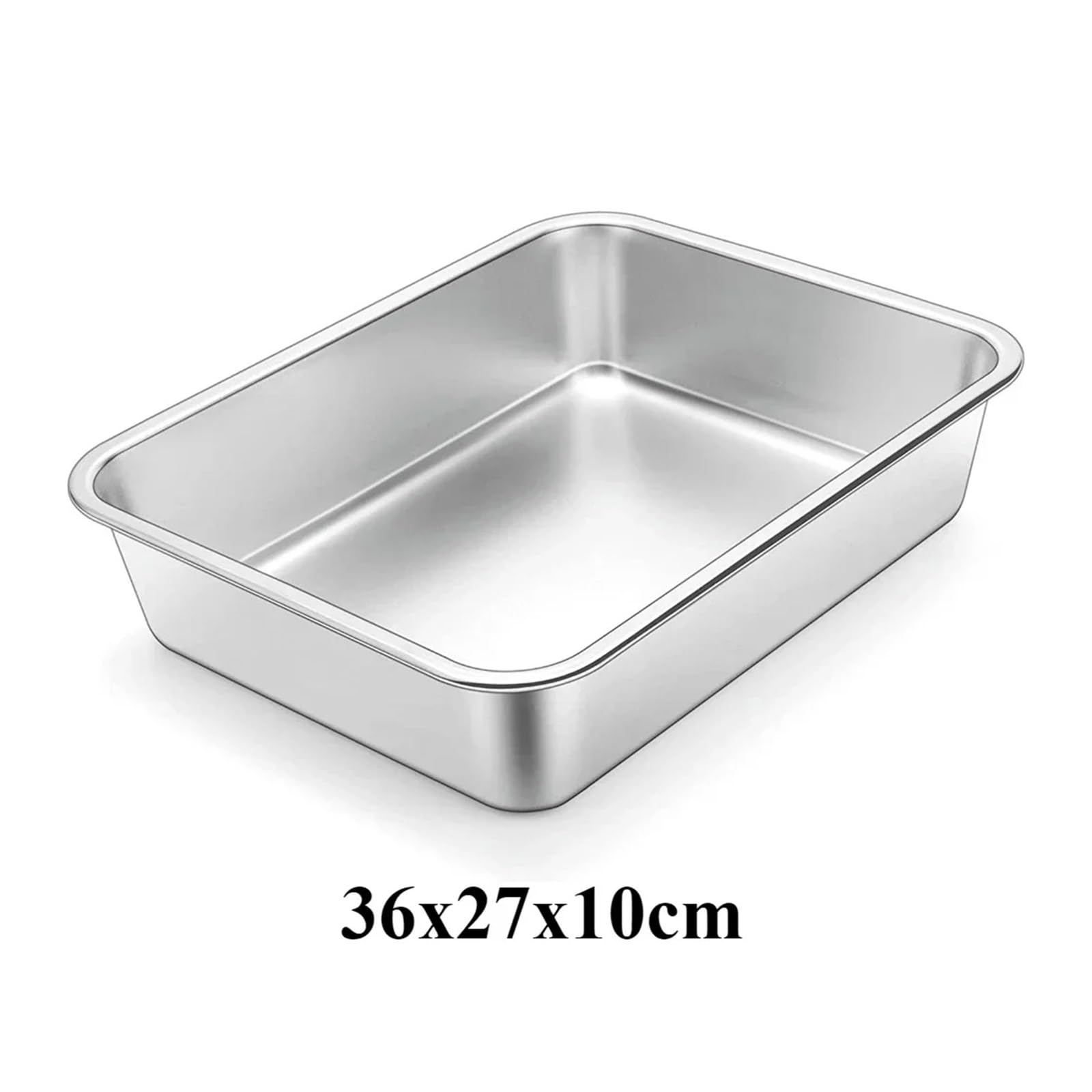 Plateau cuisson profond inox renforcé