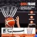 Happybuy Wall-Mounted Basketball Rim, Heavy-Duty 18