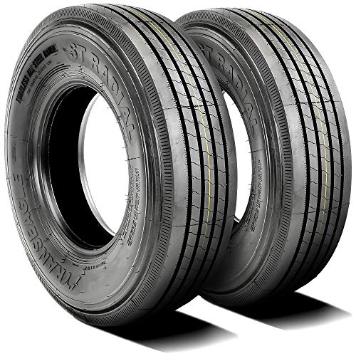 Set of 2 (TWO) Transeagle ST Radial All Steel Premium Trailer Tires-ST225/75R15 124/121L
