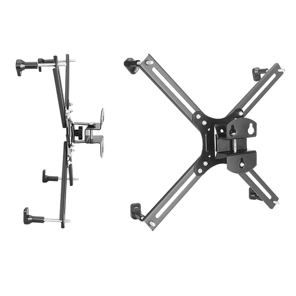 Soporte de TV Soporte de Pared para TV Soporte Giratorio de Pared para TV, Adecuado para TV de 12 a 24 Pulgadas, con Capacidad de Carga de 15 kg, Que admite una Distancia máxima del Orificio de 100 *