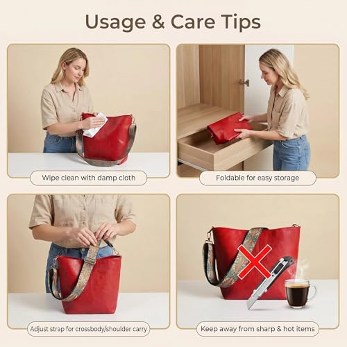 Image of Fashion Hobo Bags for Women Vegan Leather Crossbody Bag with Guitar Strap Shoulder Purses and Handbags