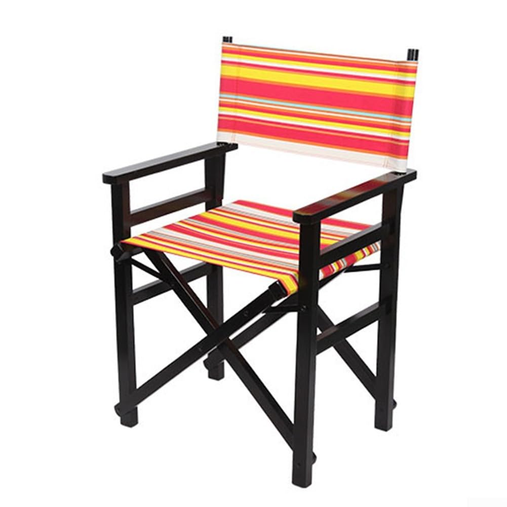 Pumixiy Canvas Replacement Covers for Directors Chair Outdoor Garden Patio Folding Chair Seat Back Cover Set Washable Fabric 48x38cm 16x52cm Multiple Colors(Multi-Color)