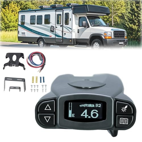 ZDKK 90195 Universal Electric Trailer Brake Controller – P3 Brake Control for Silverado 1500-3500, Ram 1500-5500 Plug-&-Play Multi-Language IP67 Waterproof