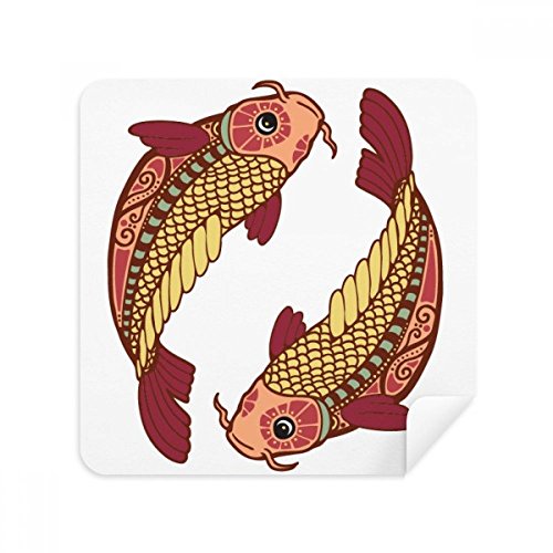 Nettoyage constellation poissons tissu suède anti-traces pour écran et lunettes