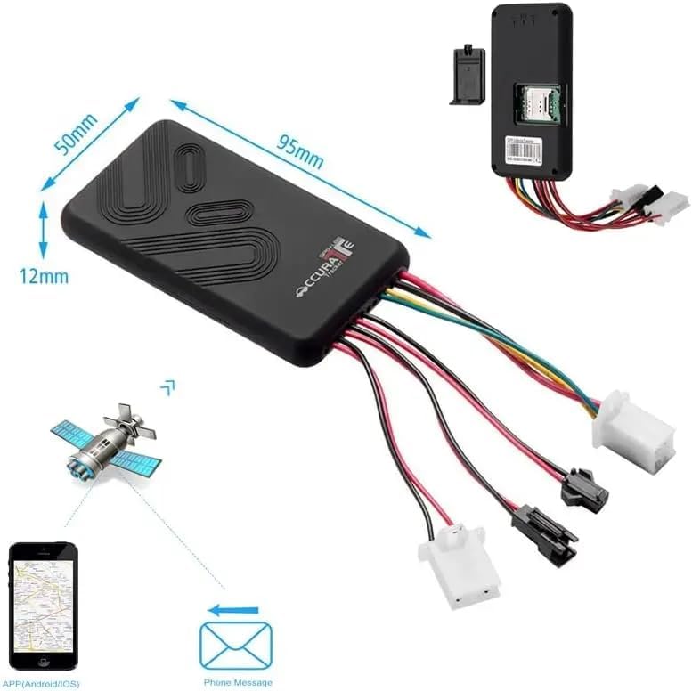 GT06A GPS Tracker dimensions and SIM card slot