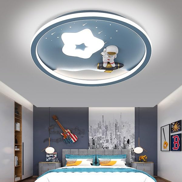 CLOUDSALE Modern LED Ceiling Light Aeroplane Shaped Lamp for Kids Bedroom AC Powered Indoor Mounted Lamp with Eye-Caring Surface-image-17