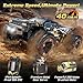TENSSENX 1/16 All Terrain Fast RC Cars for Adults, 40KPH High Speed 4WD Electric Off-Road Remote Control Monster Truck, 2.4Ghz Waterproof Monster Truck with 2 Batteries for Boys & Kids
